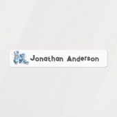 Terug naar School Boys Schaatsen, Hockey Kinder na Labels (Design 1)