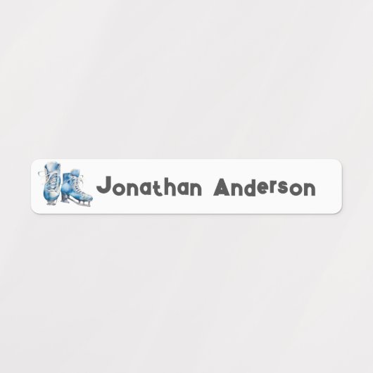 Terug naar School Boys Schaatsen, Hockey Kinder na Labels (Design 1)