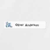 Terug naar School Boys Schaatsen, Hockey Kinder na Labels (Design 2)