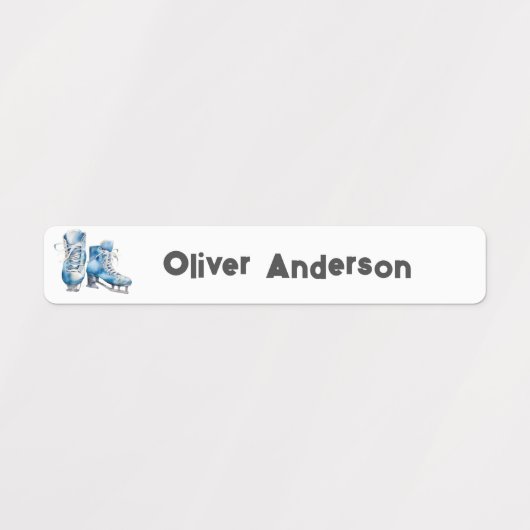 Terug naar School Boys Schaatsen, Hockey Kinder na Labels (Design 2)