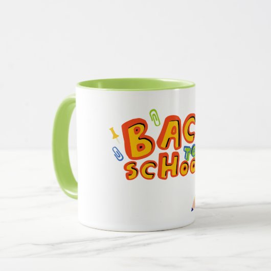 Terug naar school brandstof | Study Mode Activated Mok (Voorkant links)