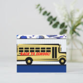 Terug naar School Briefkaart (Staand voorkant)