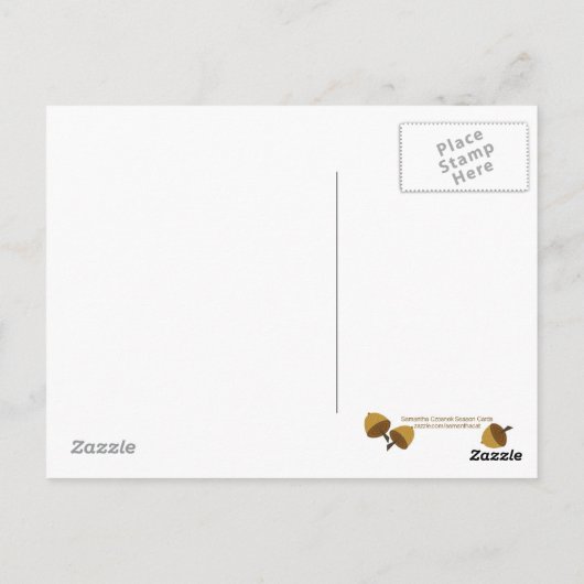 Terug naar School Briefkaart (Achterkant)