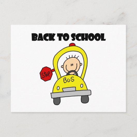 Terug naar school briefkaart (Voorkant)