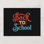 Terug naar School Briefkaart (Voorkant)