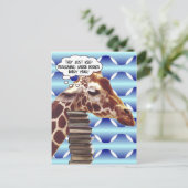 Terug naar school briefkaart (Staand voorkant)