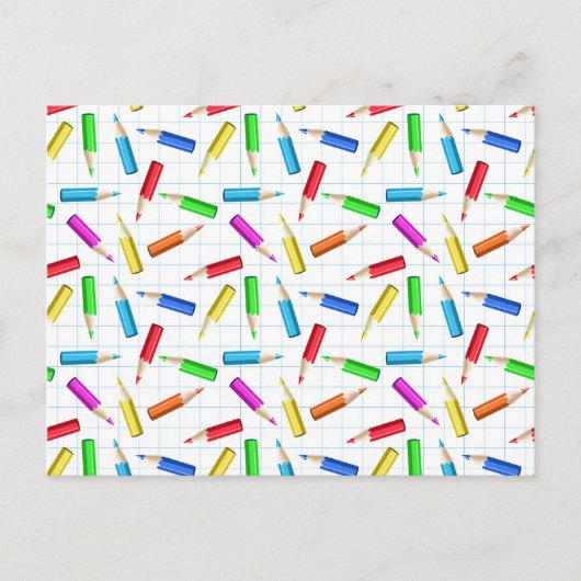Terug naar school briefkaart (Voorkant)