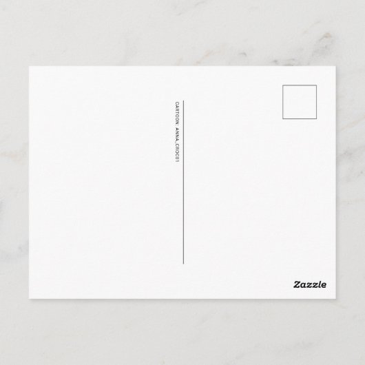 Terug naar School Briefkaart (Achterkant)