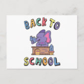 Terug naar school briefkaart (Voorkant)