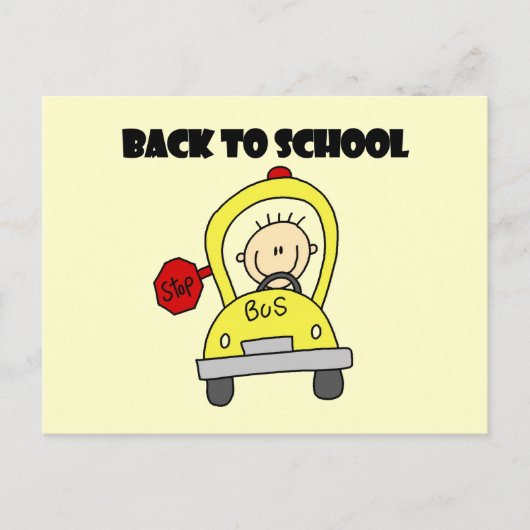 Terug naar school briefkaart (Voorkant)