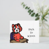 Terug naar school briefkaart (Staand voorkant)