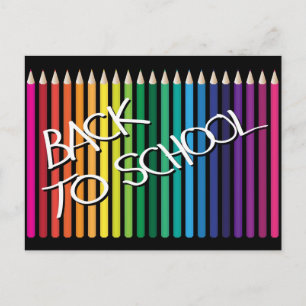Terug naar school briefkaart