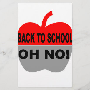 Terug naar school briefpapier