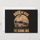 Terug naar school Bruh We Terug Eerste Dag van de  Kaart (Voorkant)