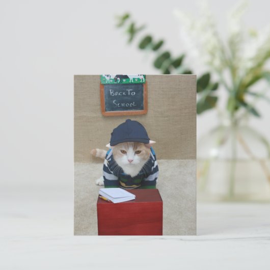 Terug naar School Bubba Briefkaart (Staand voorkant)