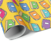 Terug naar school | Cadeau voor docenten Cadeaupapier (Rol Hoek)