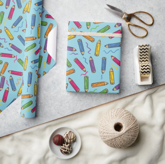 Terug naar school | Cadeau voor docenten Cadeaupapier (Crafts)