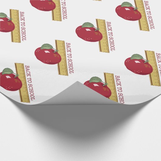 Terug naar school cadeaupapier (Hoek)