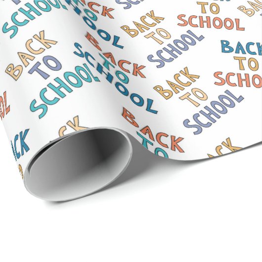 Terug naar School Cadeaupapier (Rol Hoek)