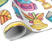 Terug naar school cadeaupapier (Rol Hoek)