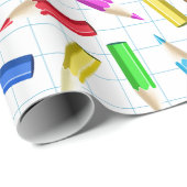 Terug naar school cadeaupapier (Rol Hoek)