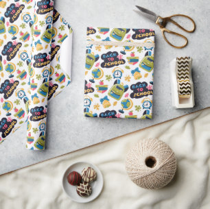 Terug naar school cadeaupapier