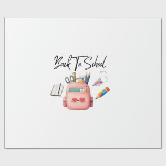 Terug naar school cadeaupapier