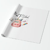 Terug naar school cadeaupapier (Uitgerold)