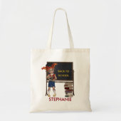 Terug naar School Canvas tas (Voorkant)