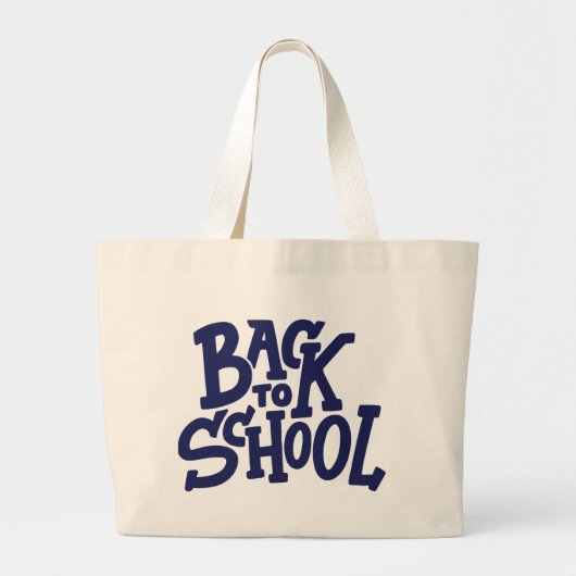 Terug naar School Canvas tas (Voorkant)