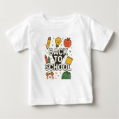 Terug naar School Cartoon Kinder Shirt (Voorkant)
