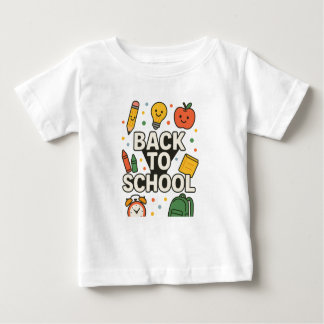 Terug naar School Cartoon Kinder Shirt
