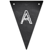 Terug naar School Chalkboard Classroom Decor Bunti Vlaggetjes (Derde vlag)