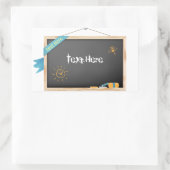  Terug naar School Chalkboard Sticker (Tas)