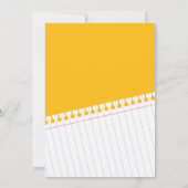 Terug naar School Classroom Open House Kaart (Achterkant)