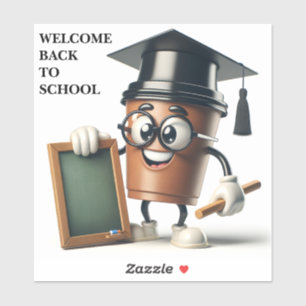 Terug naar School Coffee Cup Stickers