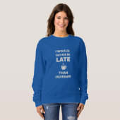 Terug naar school | Coffee Lover Design Trui (Voorkant volledig)