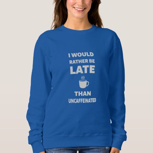 Terug naar school | Coffee Lover Design Trui (Voorkant)