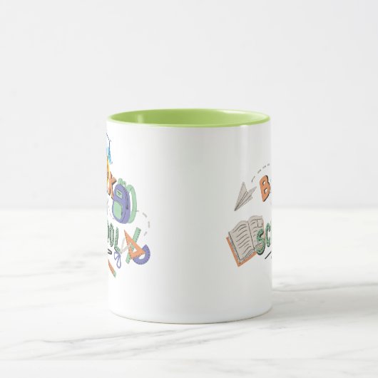 Terug naar School Coffee Mok | Leraar Student Gift (Midden)