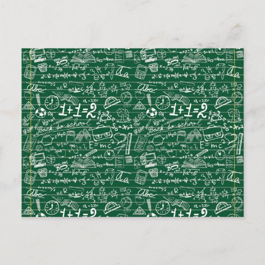 Terug naar School Collage Briefkaart (Voorkant)