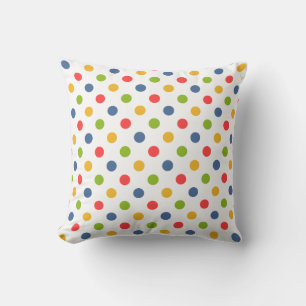 "Terug naar school" Colorful Stippen Pillow Kussen