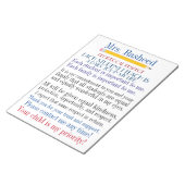 Terug naar School Commitment to Parents Notitieblok (Schuin)