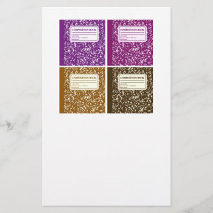 Terug naar School/Compositie-Notitieboek Briefpapier