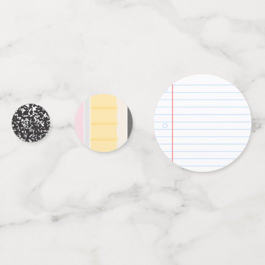 Terug naar school Confetti (Voorkanten)