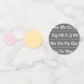 Terug naar school Confetti (Achterkanten)