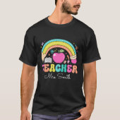 Terug naar school Coquette aangepaste naam T-shirt (Voorkant)