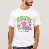 Terug naar school Coquette aangepaste naam T-shirt (Voorkant)