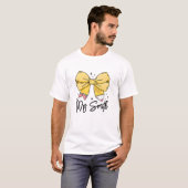 Terug naar School Coquette Custom Name T-shirt (Voorkant volledig)