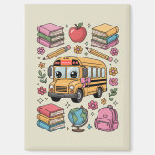 Terug naar School Coquette Leraar Kleuterschool Pr Magneet (Voorkant)