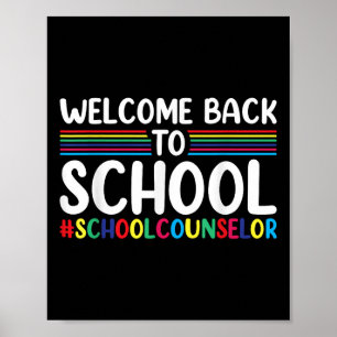 Terug Naar School Counselor Waardering Vrouwen En Poster